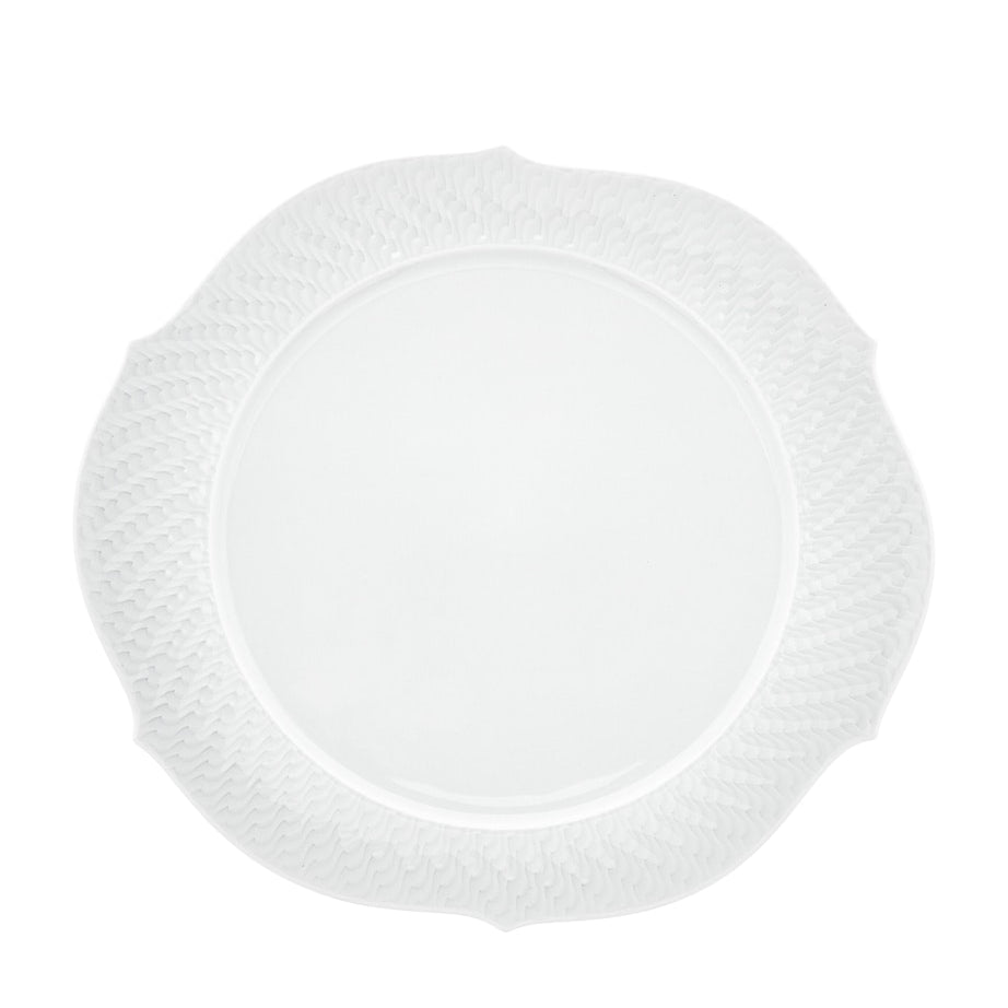 Meissen Porcelain Waves Relief Cake Platter (26.5cm)