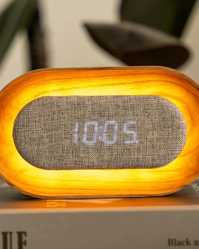 Led Çalar Saat Gingko Design Lumos 15 cm