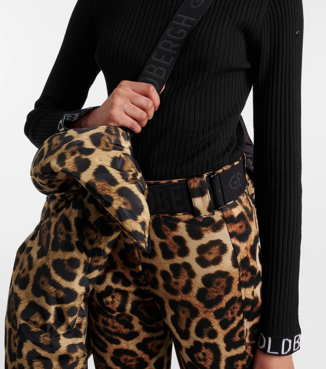 Goldbergh - Pantera leopard-print down ski jacket