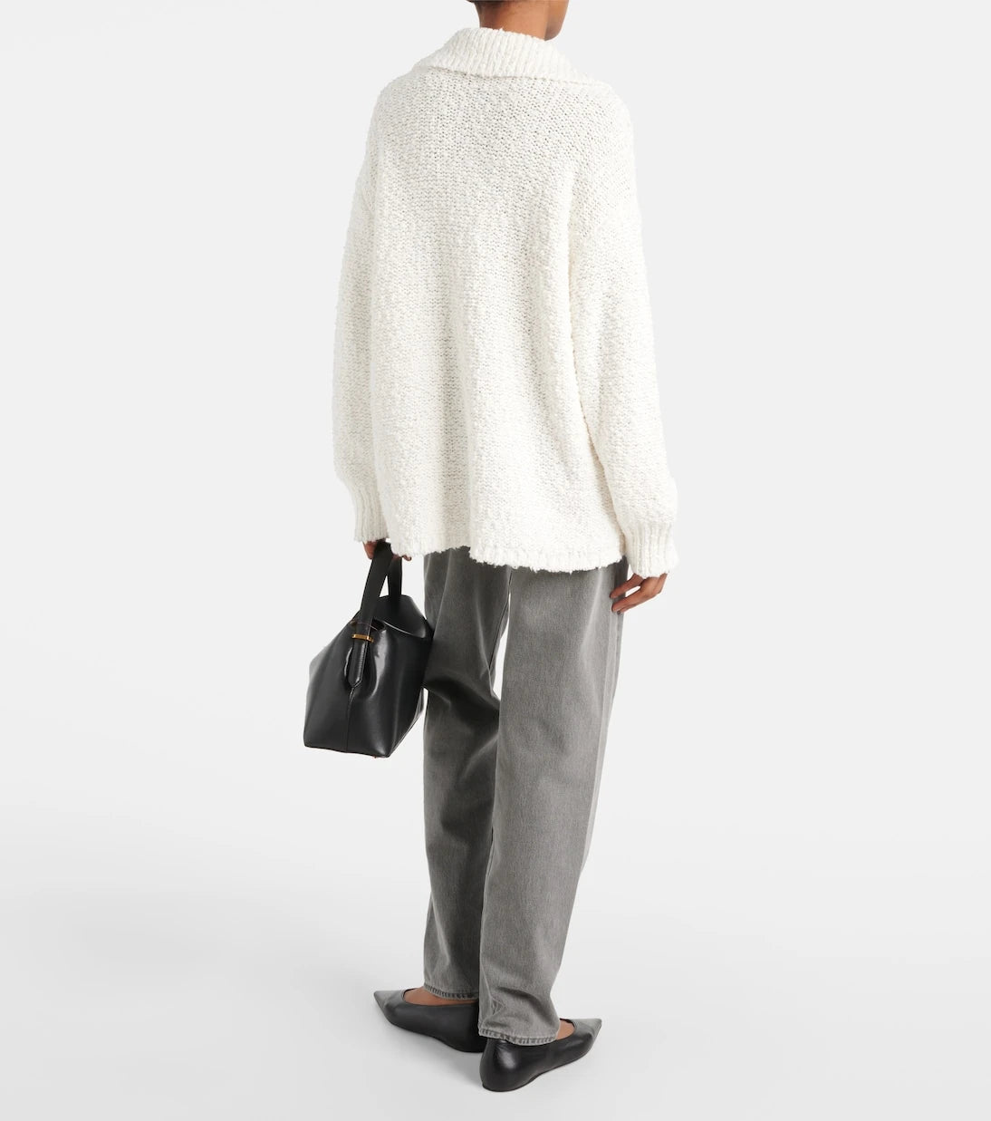 Joseph - Textured cotton-blend polo sweater