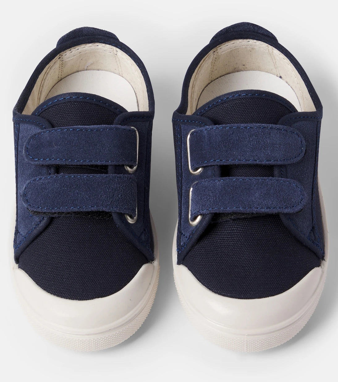 Il Gufo - Suede-trimmed canvas sneakers