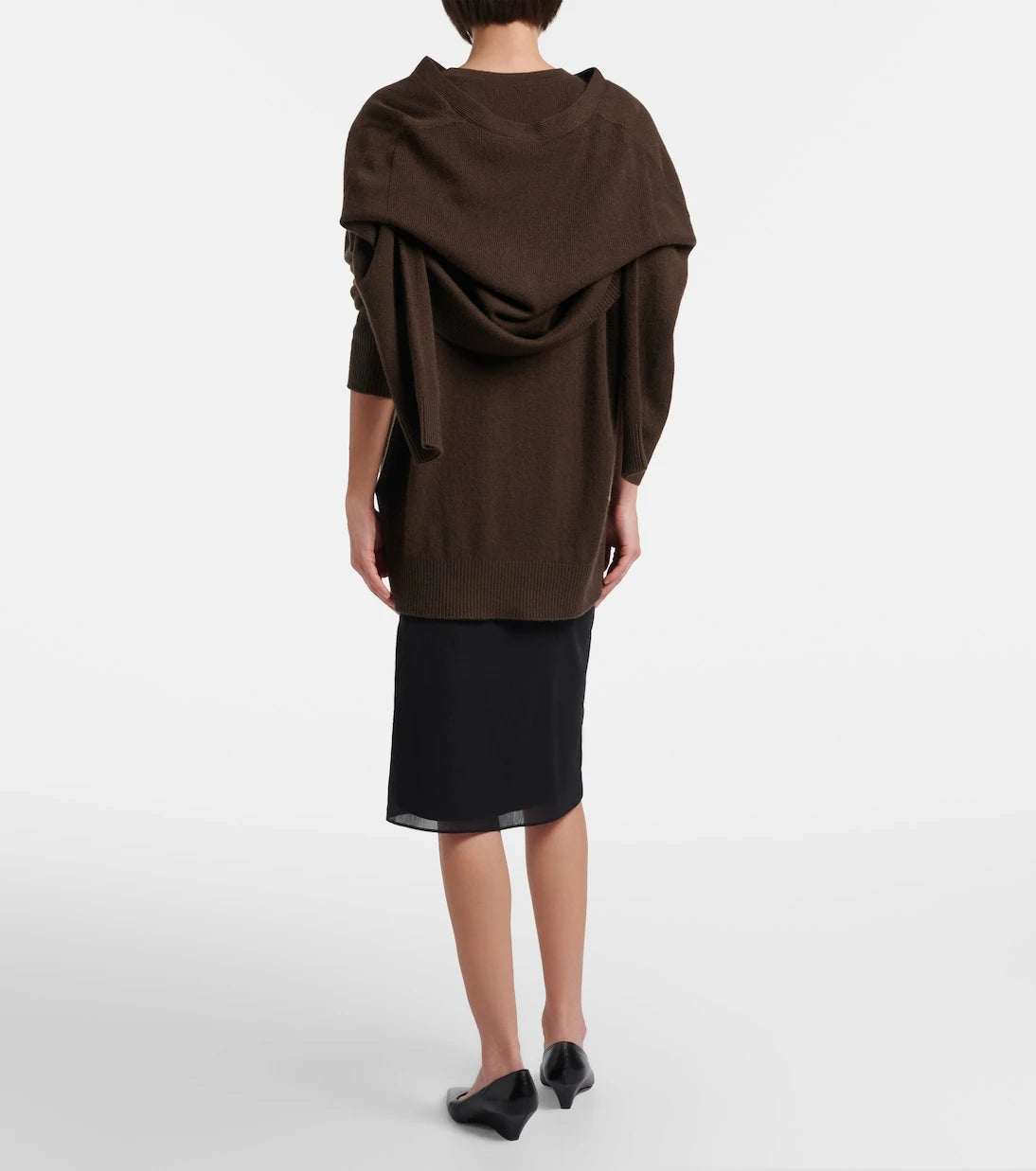 The Row - Ivera silk-blend chiffon slip skirt