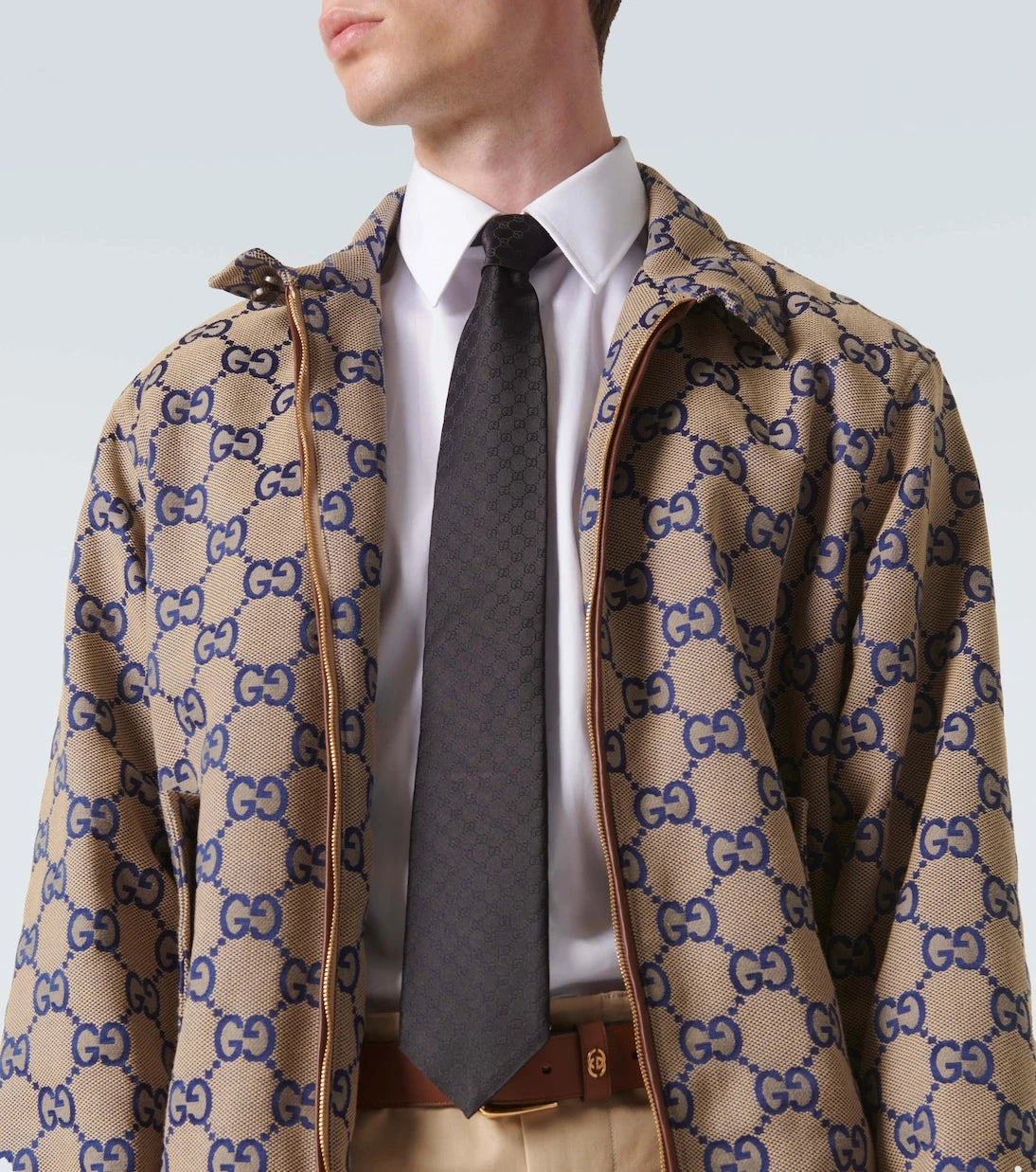 Gucci - GG silk twill tie