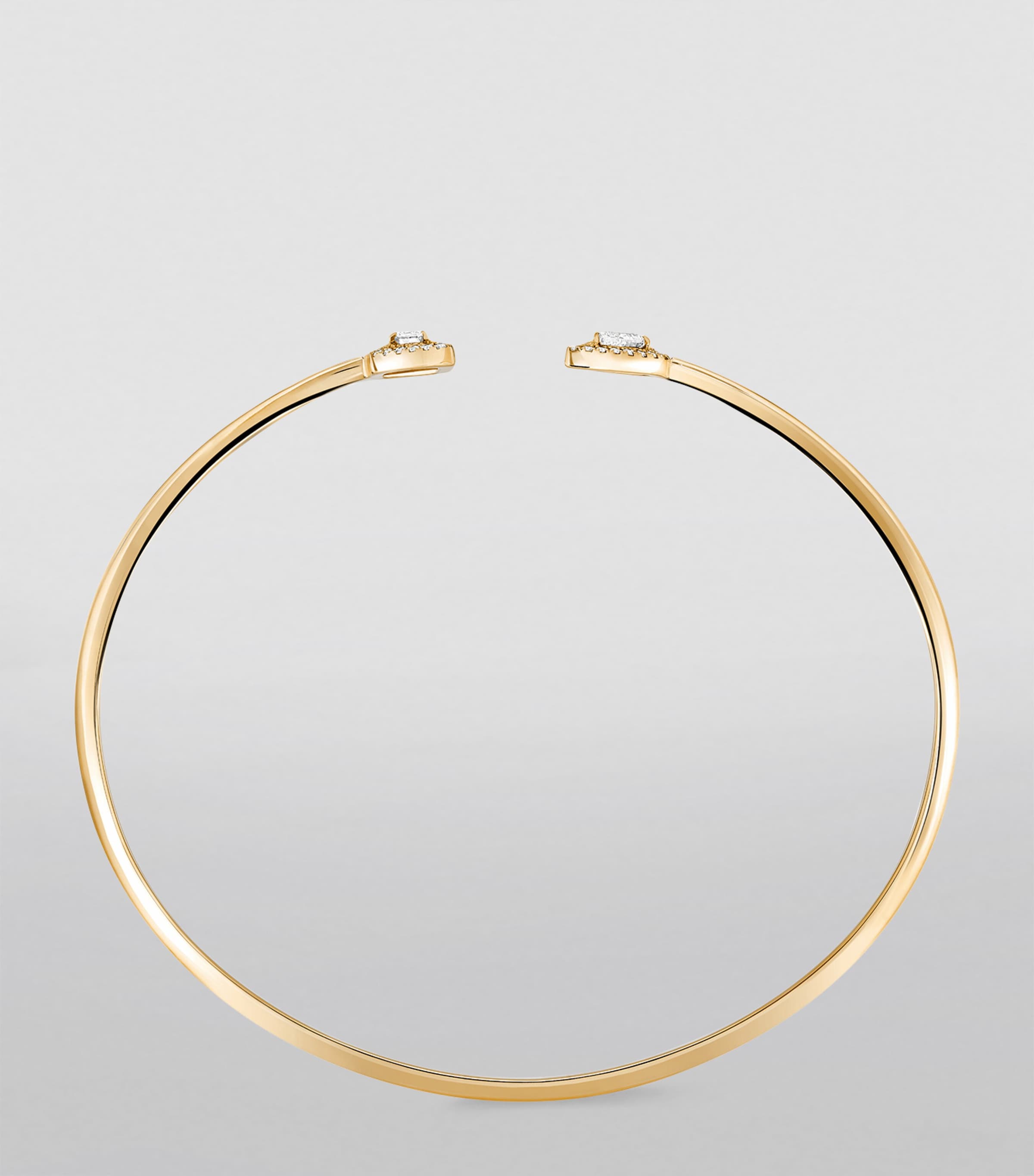 Yellow Gold and Diamond My Twin Bangle