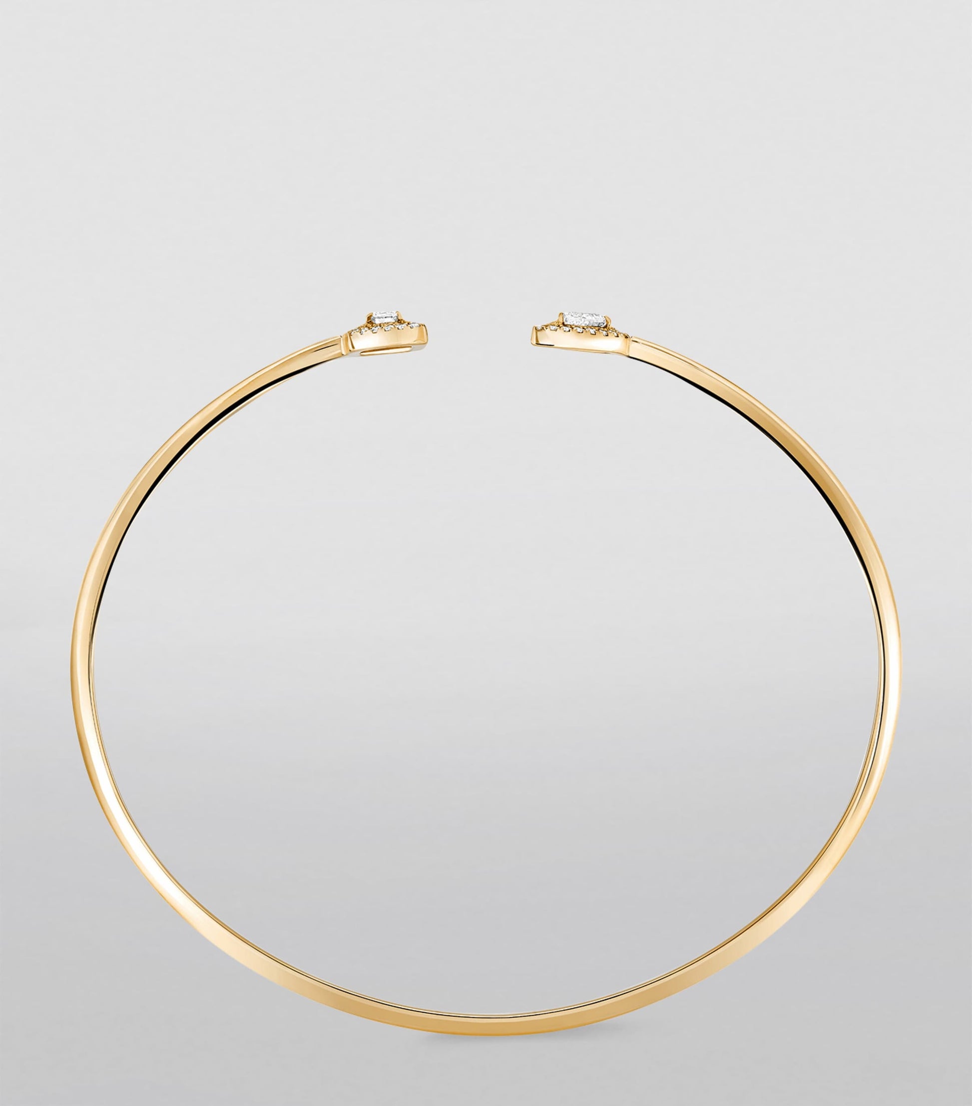 Yellow Gold and Diamond My Twin Bangle