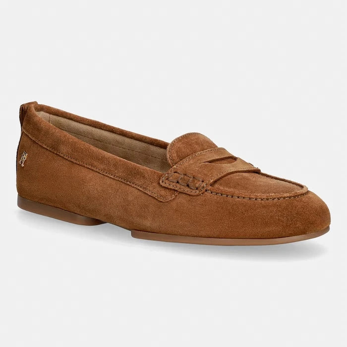 Tommy Hilfiger Kadın Süet Mokasen TH FLEX SUEDE LOAFER BALLERINA