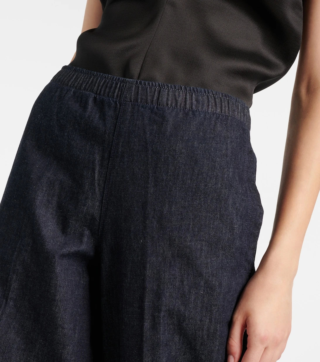 Vince - Low-rise cotton twill wide-leg pants