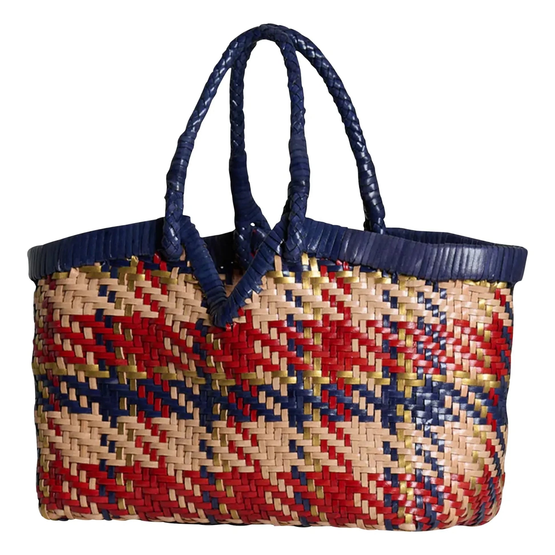 Vipera - Cabas Crudelia Carreaux Cuir | Blue