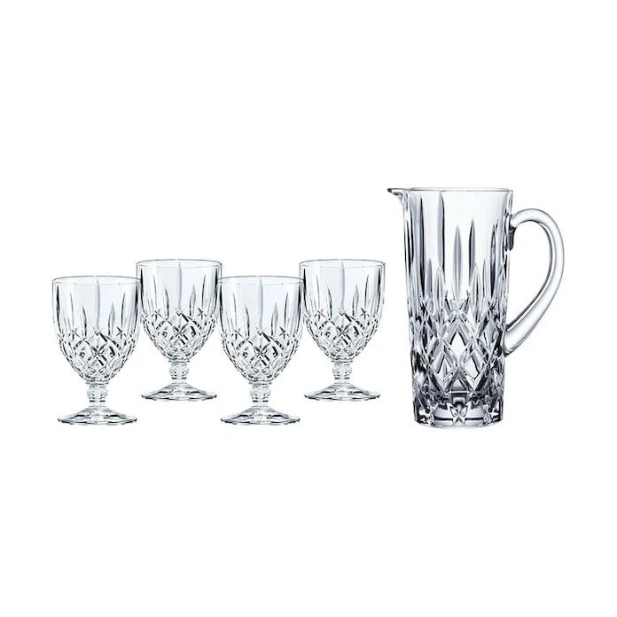Nachtmann Nobles 1 L/350 ml Su Şişesi ve Bardak Seti (5 Parça)
