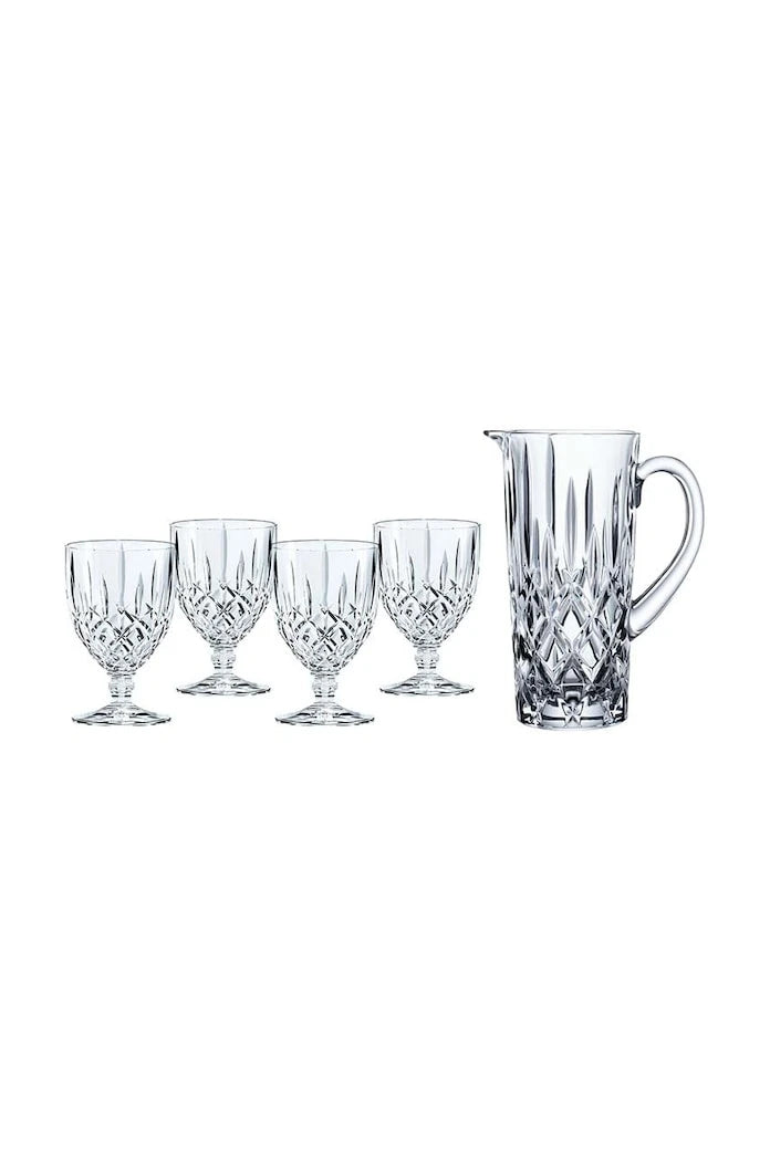 Nachtmann Nobles 1 L/350 ml Su Şişesi ve Bardak Seti (5 Parça)