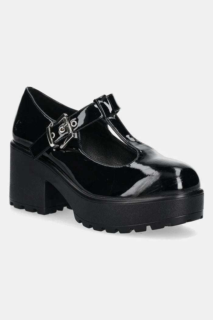 Koi Footwear SAI BLACK MARY JANES ‘PATENT EDITION’ Kalın Topuklu Ayakkabı