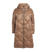 Max Mara Brown Down Water-Resistant The Cube Coat