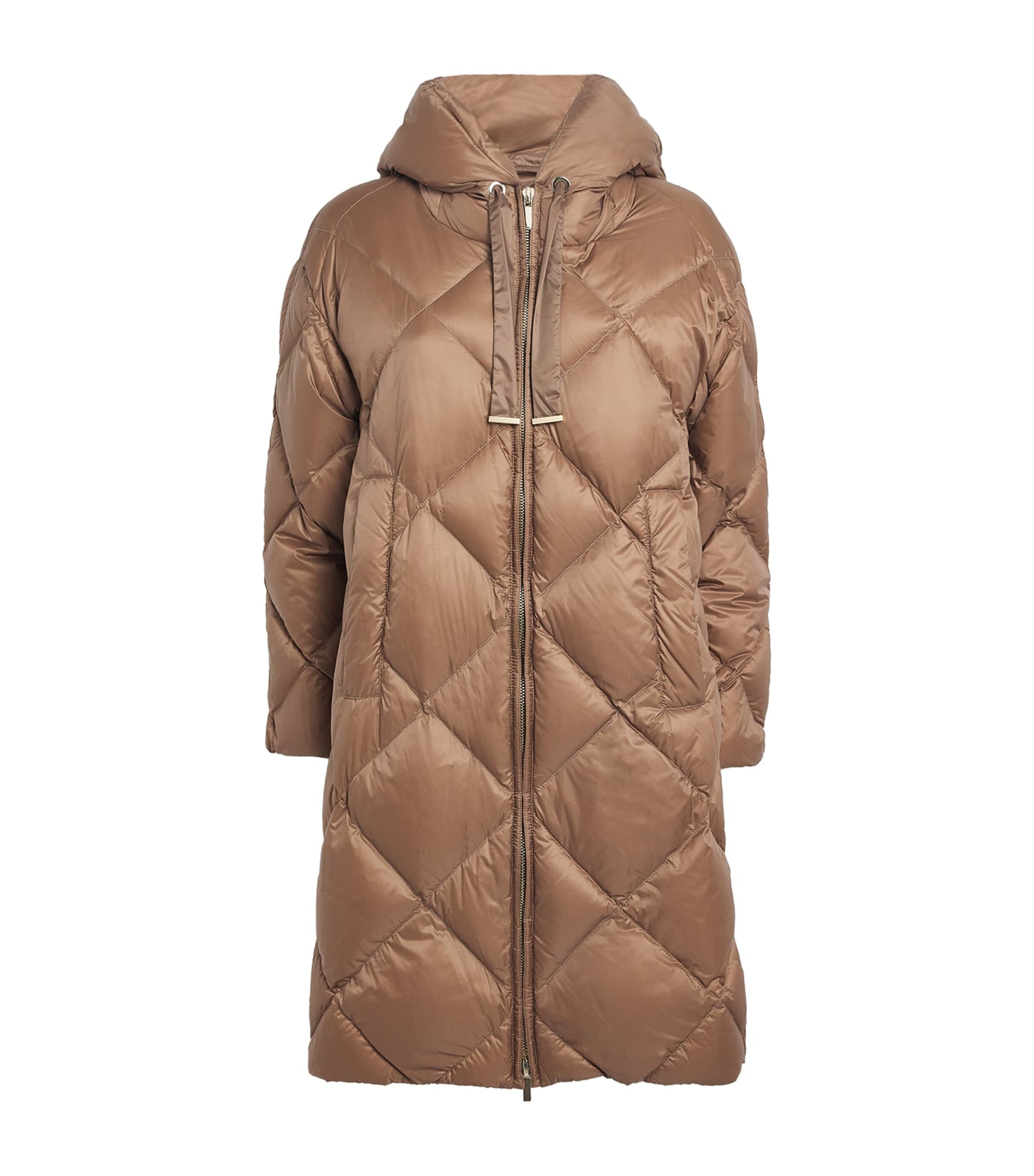 Brown Down Water-Resistant The Cube Coat