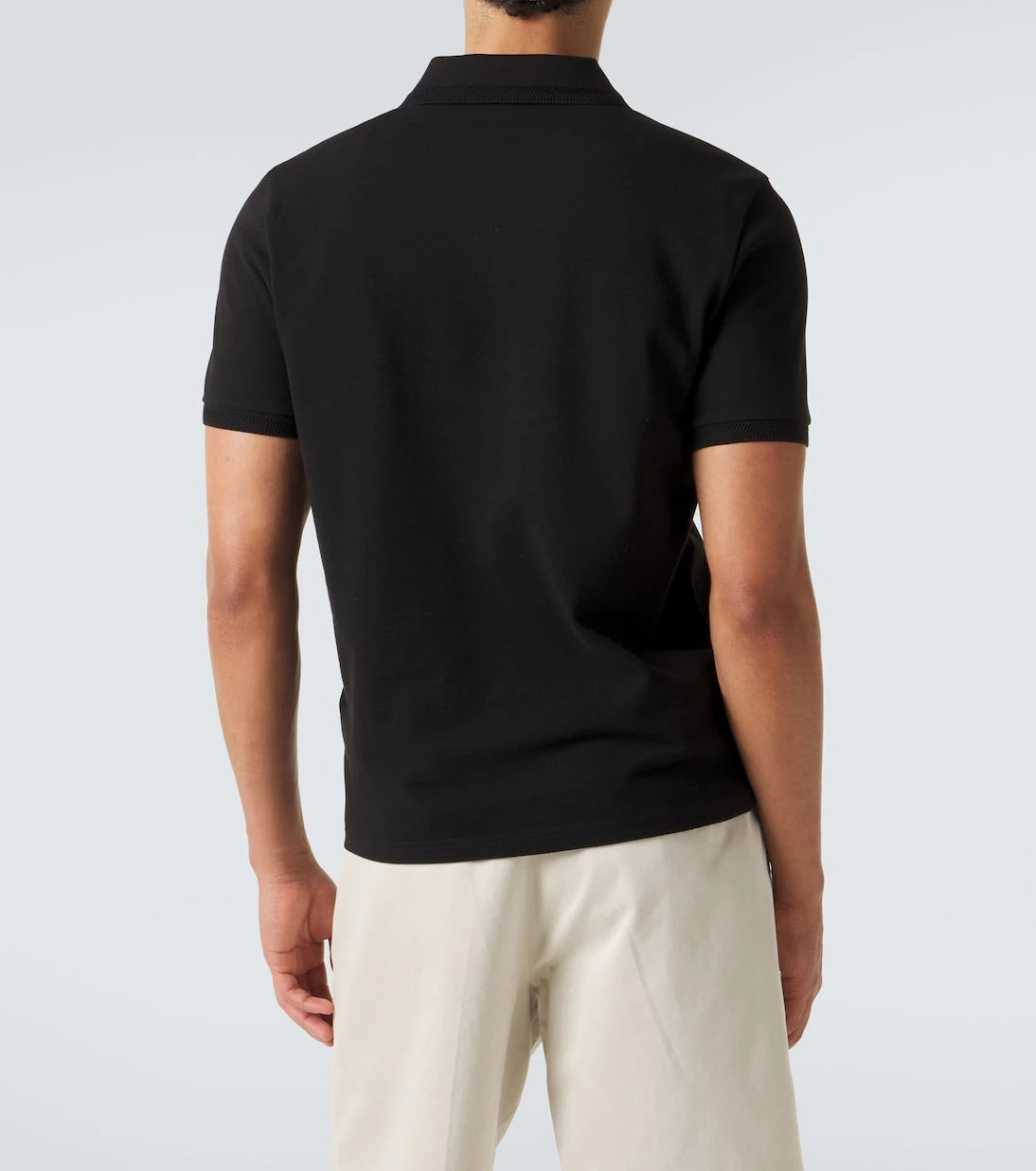 Moncler - Logo cotton piqué polo shirt