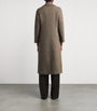 Johnstons Of Elgin Brown Wool The Great Coat