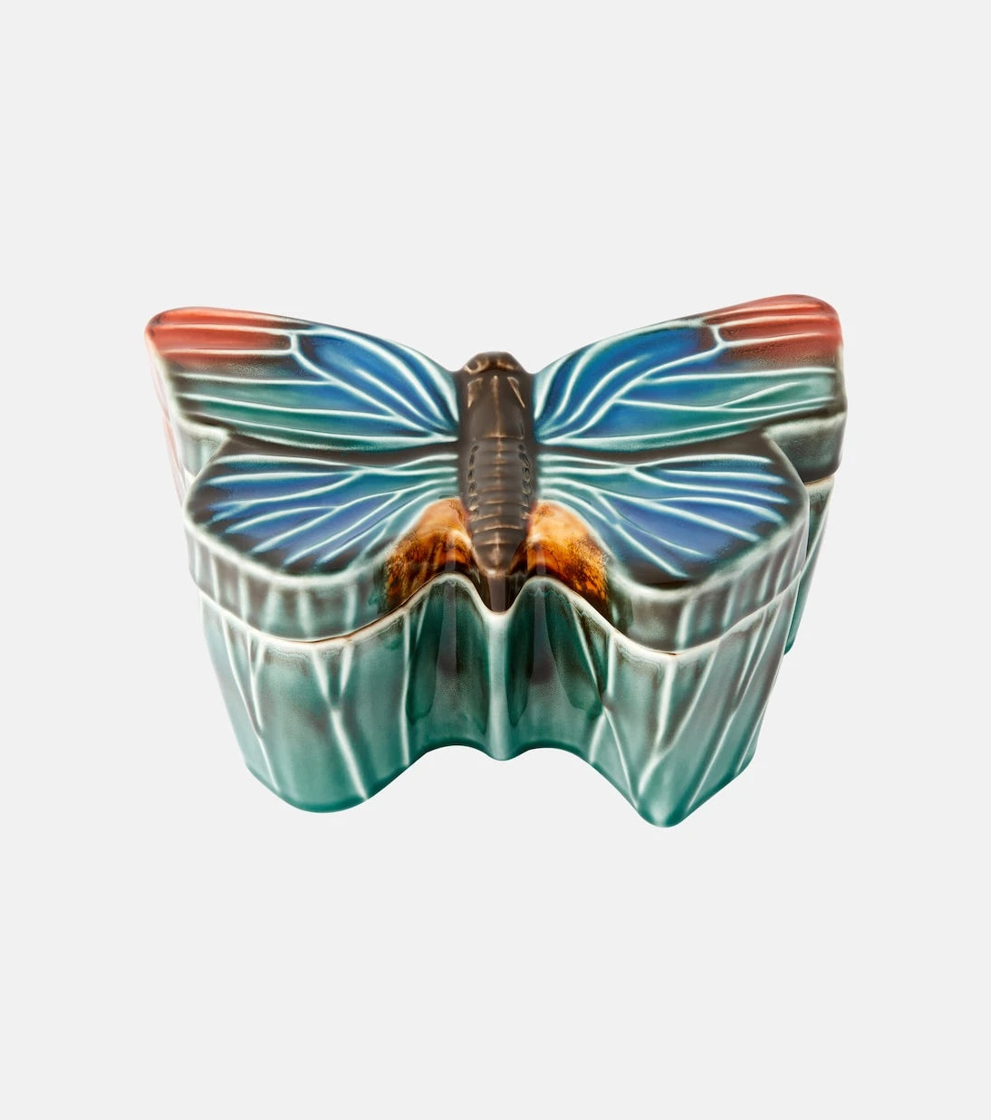 Bordallo Pinheiro - Cloudy Butterflies Large box by Claudia Schiffer