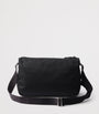 Prada Large Re-Nylon and Leather Messenger Bag
