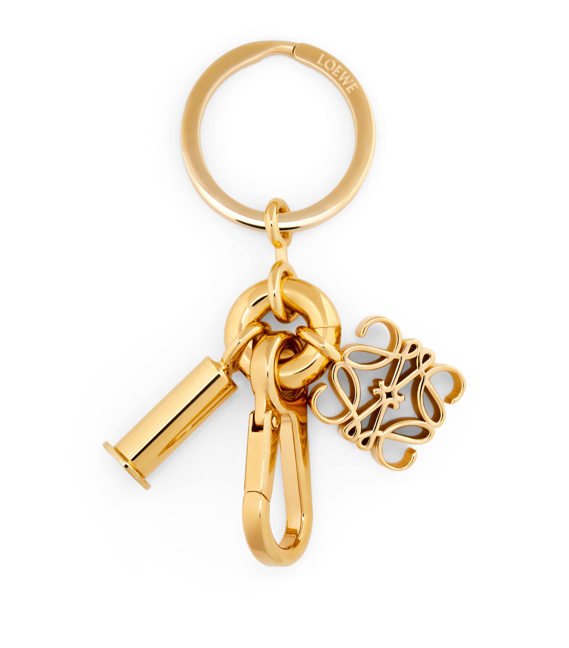 Gold Anagram Keyring