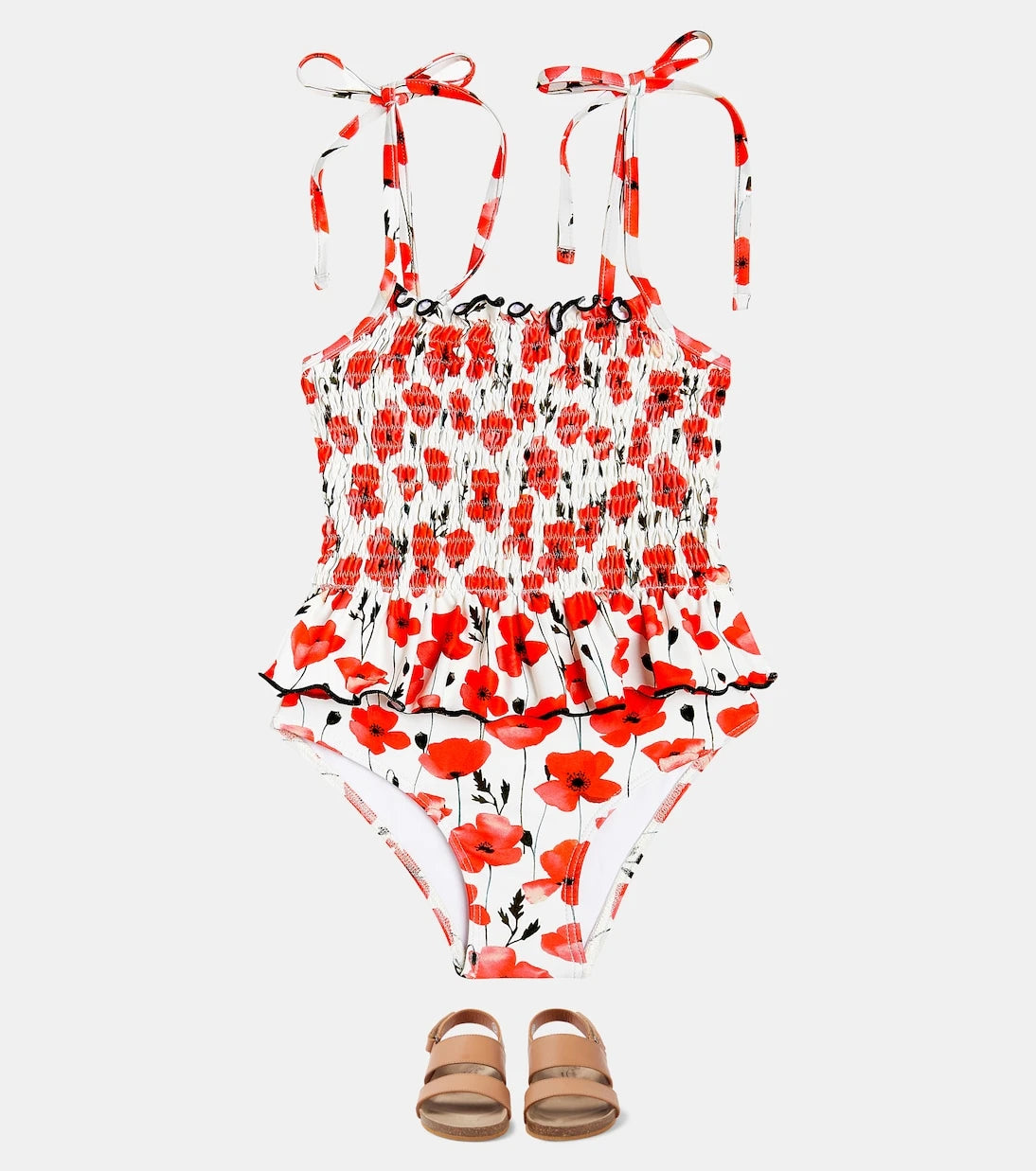 Suncracy - Valencia floral smocked swimsuit