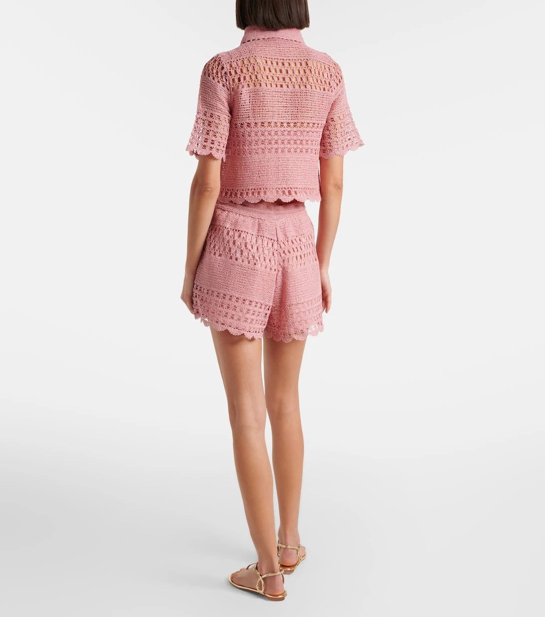 Zimmermann - Wanderlust crochet shorts