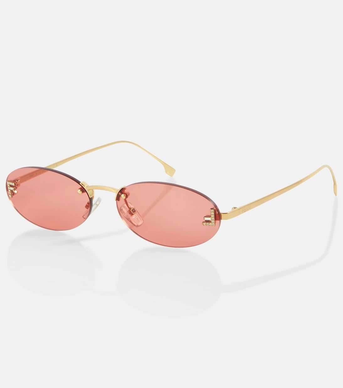 Fendi - نظارة شمسية Fendi First بيضاوية