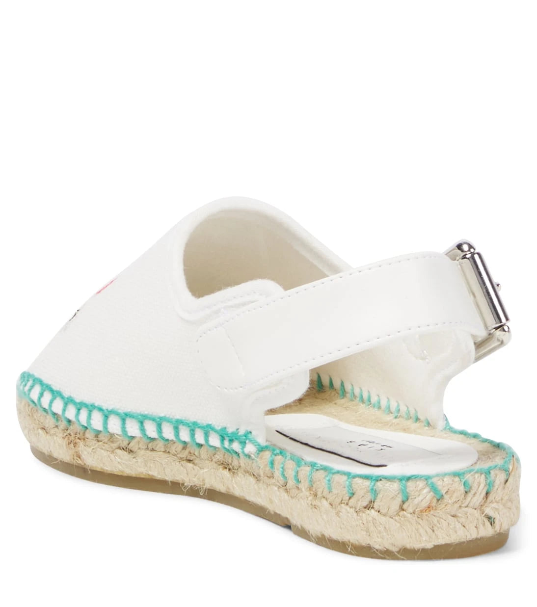 Stella McCartney Kids - Embroidered canvas espadrilles