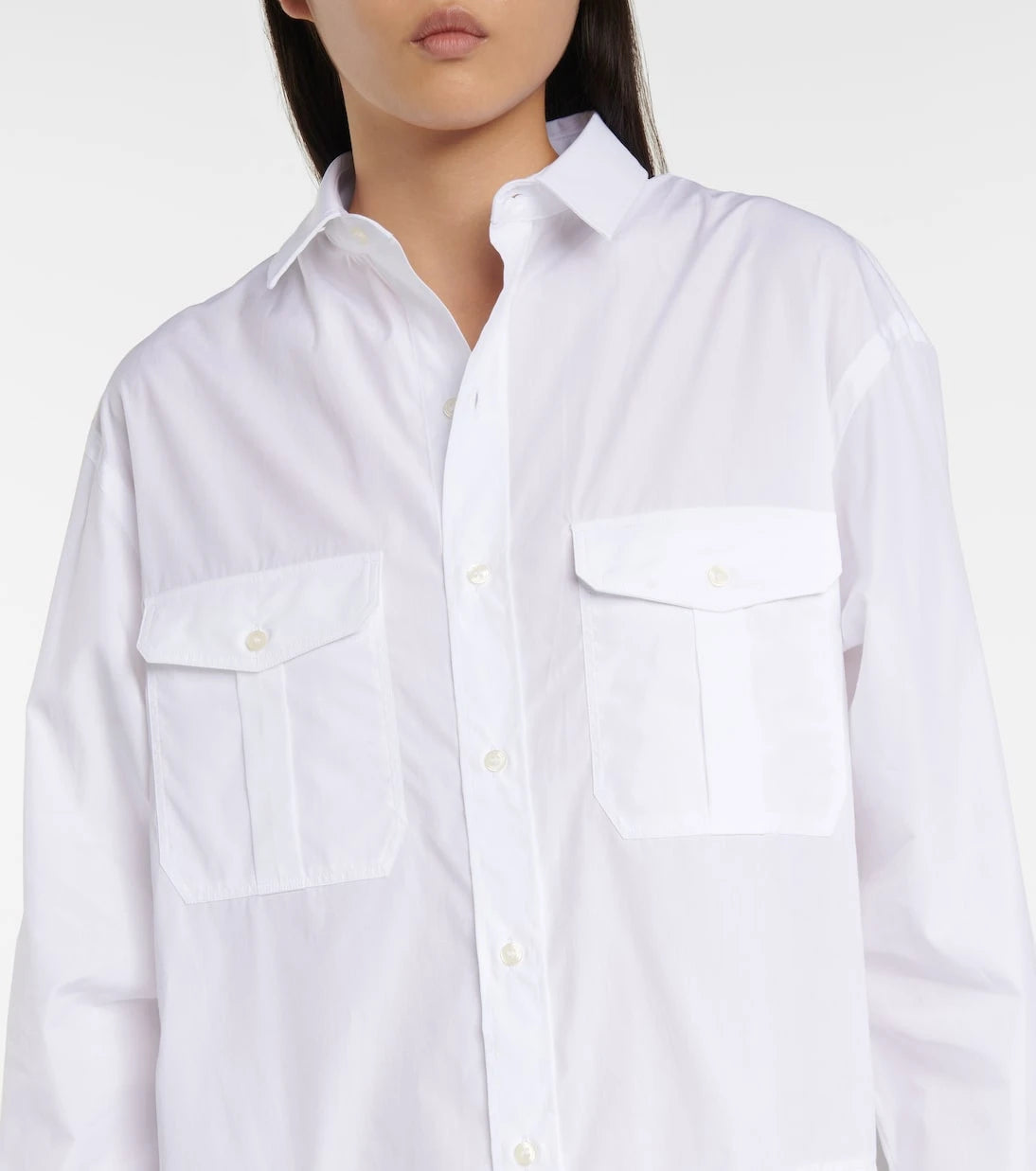 Wardrobe.NYC - Cotton poplin shirt dress