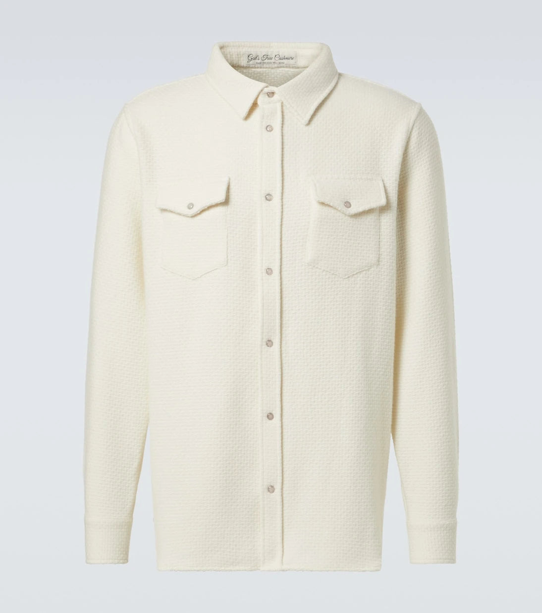 God's True Cashmere - Waffle-knit cashmere shirt