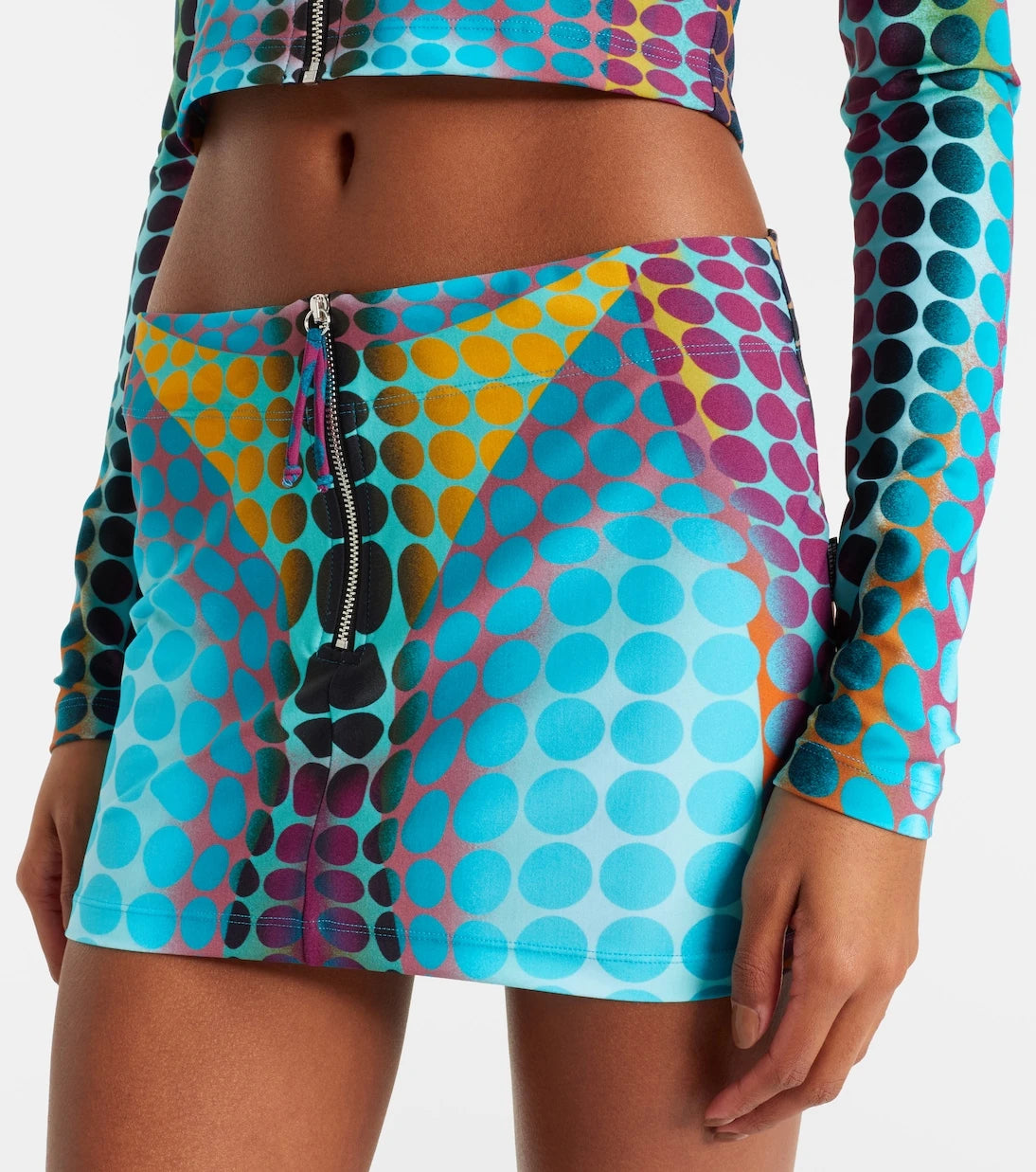 Jean Paul Gaultier - Re-Edition printed miniskirt