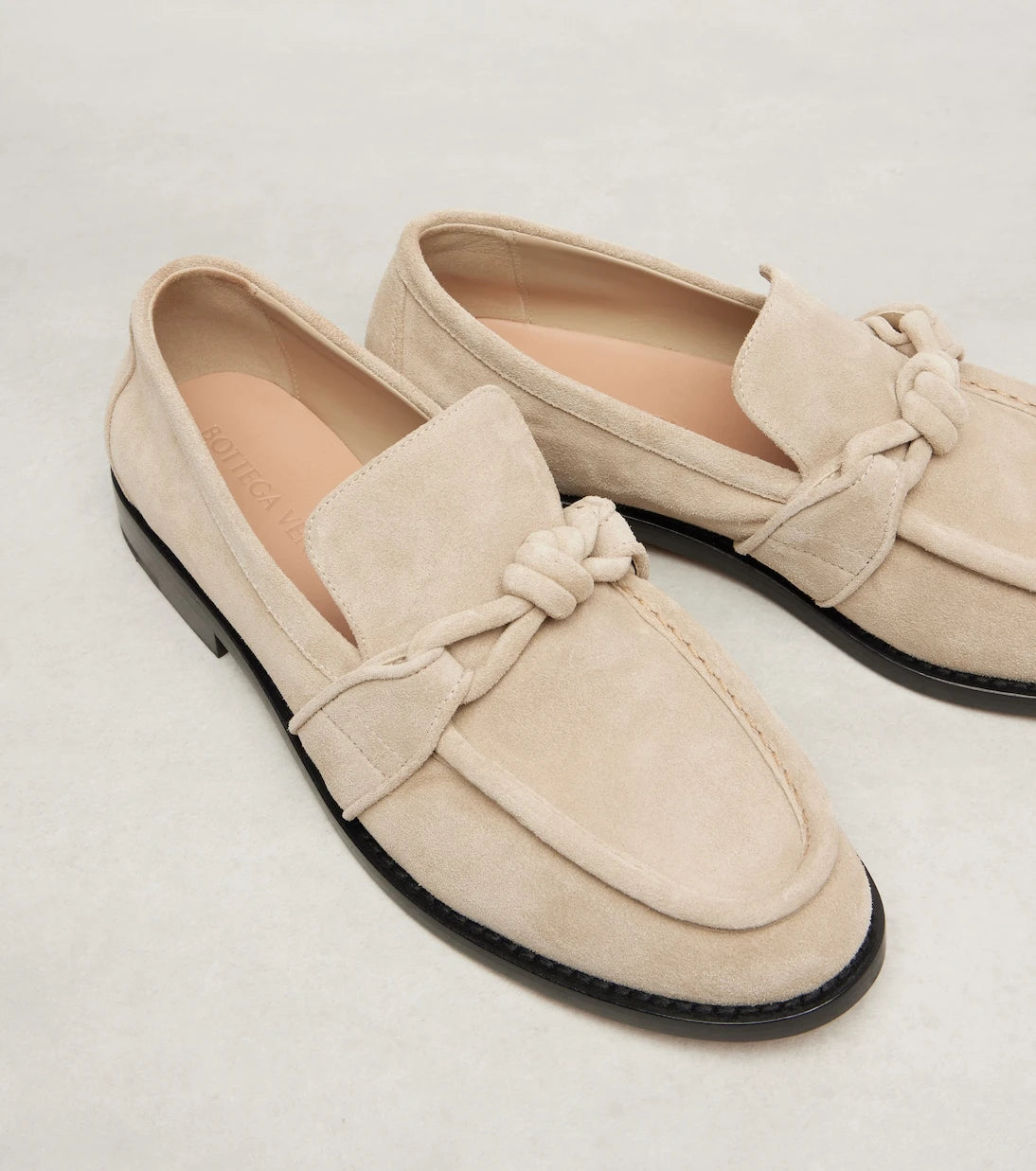 Bottega Veneta - Astaire Knot suede loafers