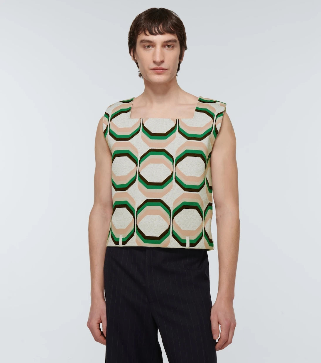 Prada - Geometric printed vest