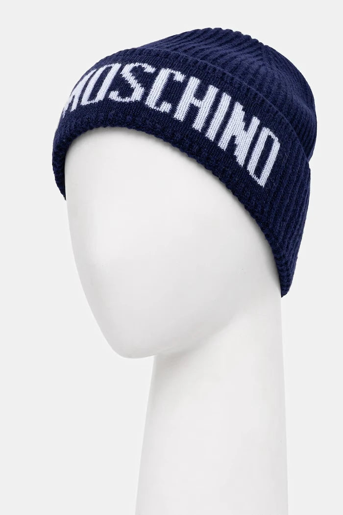 Moschino шапка мъжка с вълна