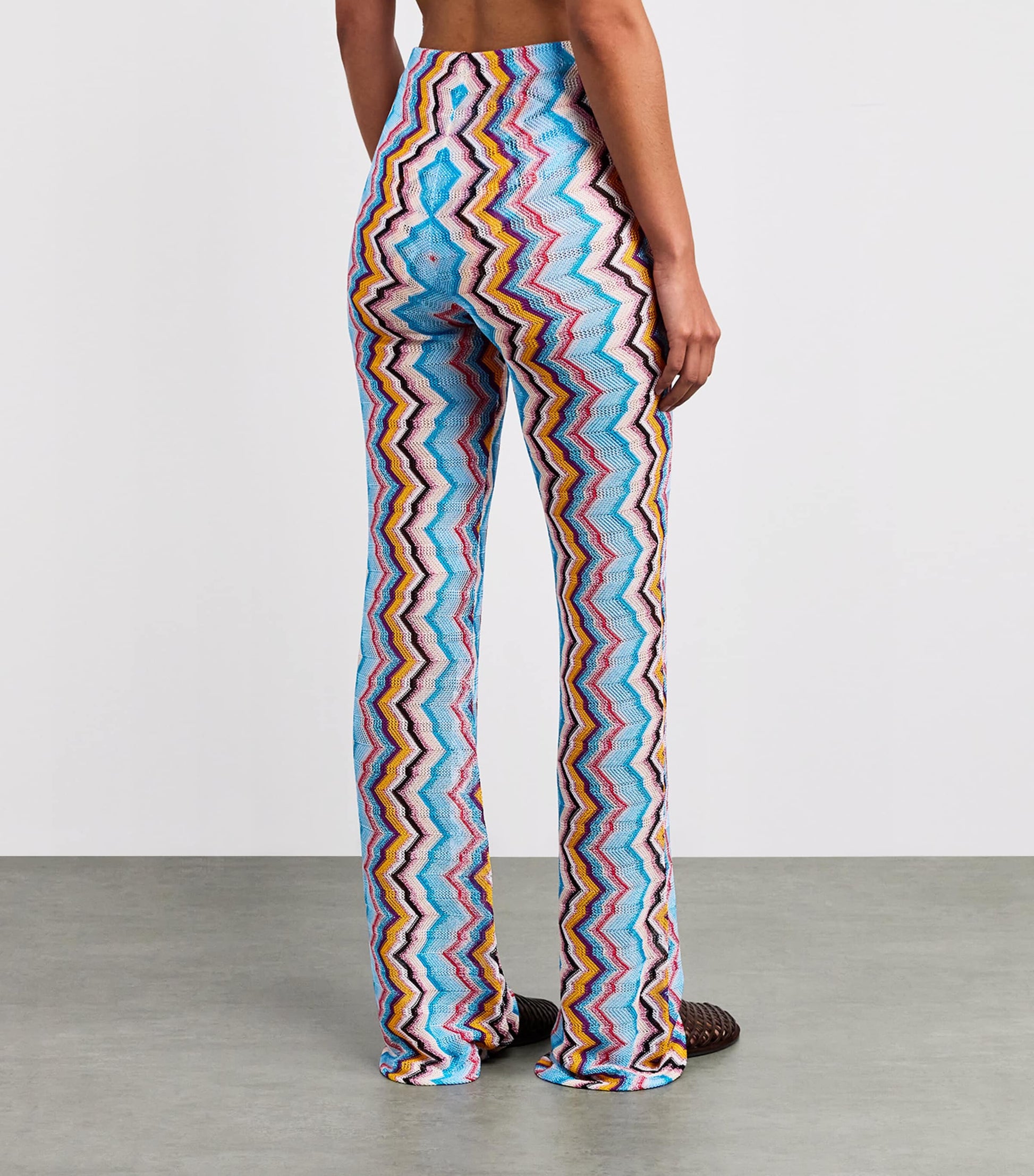 Missoni Multi Classic Zigzag Wide-Leg Trousers