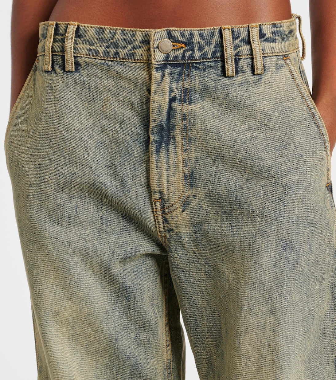 Entire Studios - Faded wide-leg jeans