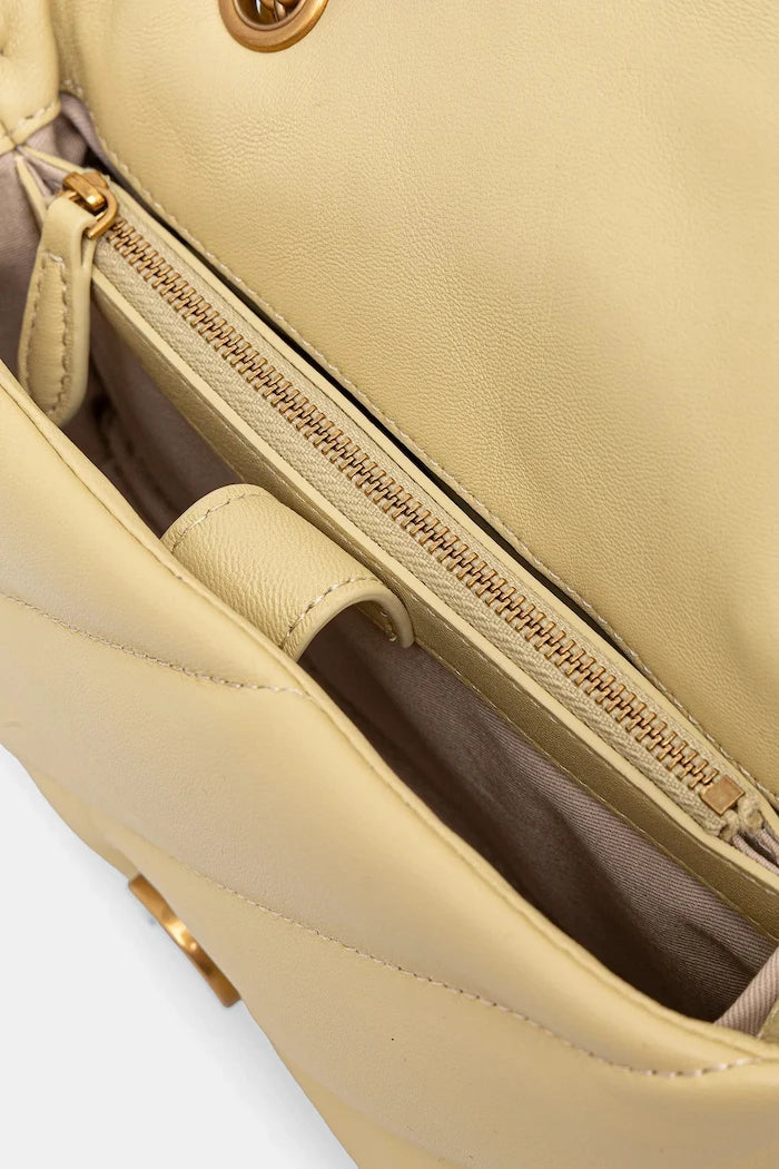Pinko kadın deri crossbody çanta