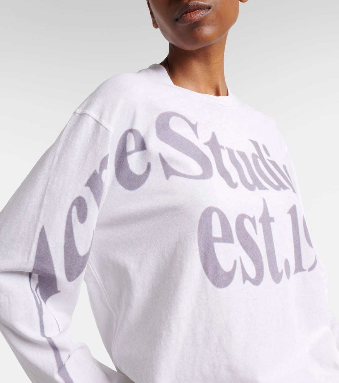 Acne Studios - Oversized cotton-blend jersey T-shirt