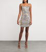 Silver Embellished Nancy Mini Dress