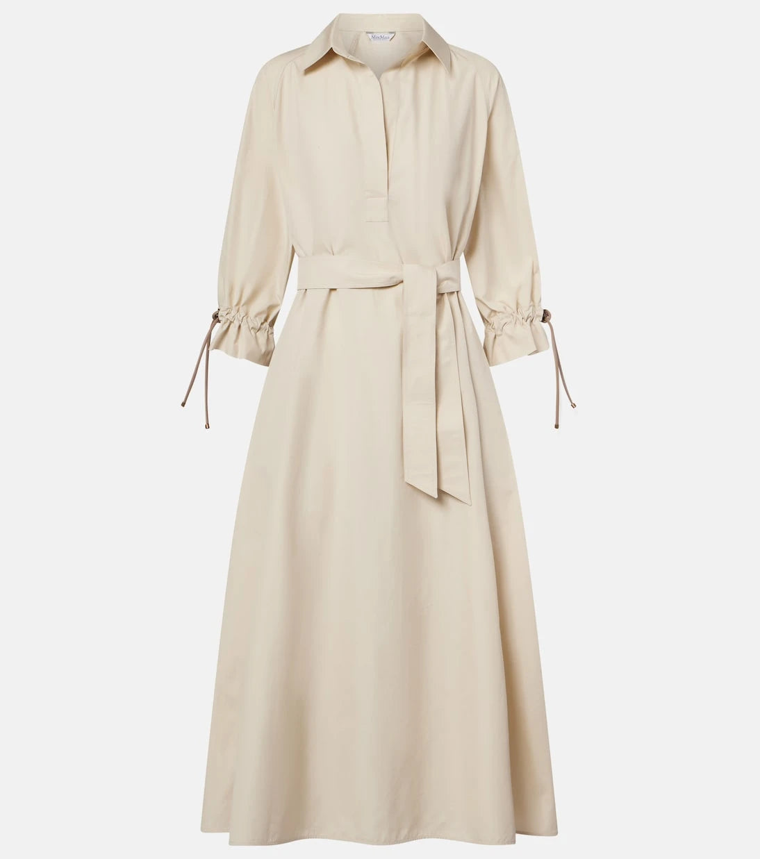 Max Mara - Mirto oversized cotton poplin shirt dress