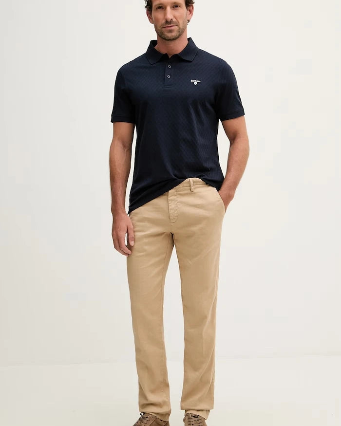 Barbour Erkek Pamuklu Yakalı Tişört Sutton Tailored Fit Polo Shirt