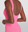 Hunza G Pink Square-Neck Tank Dress