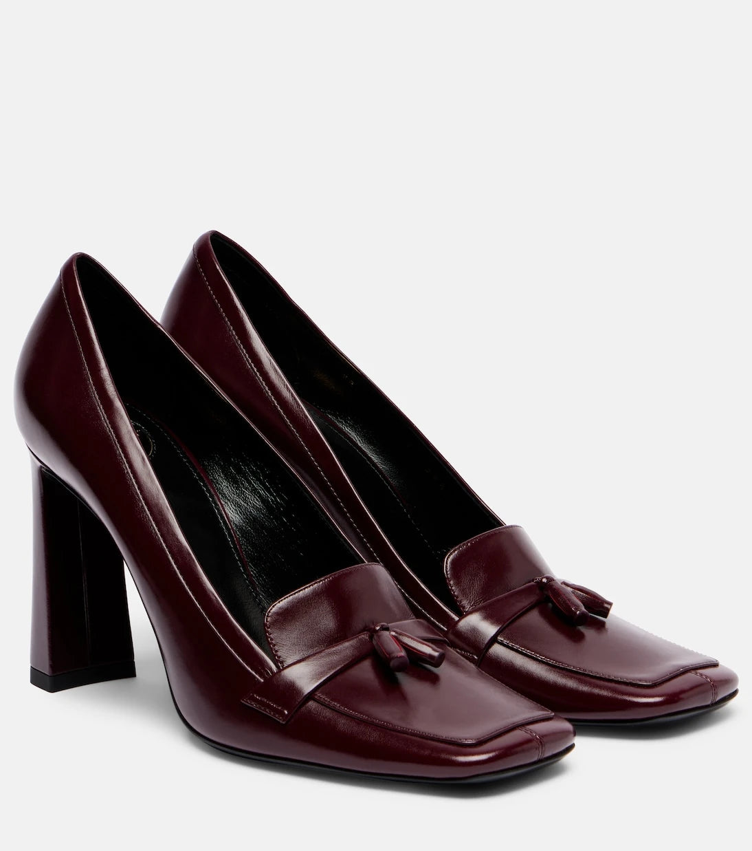 Saint Laurent - Chloé 90 leather loafer pumps
