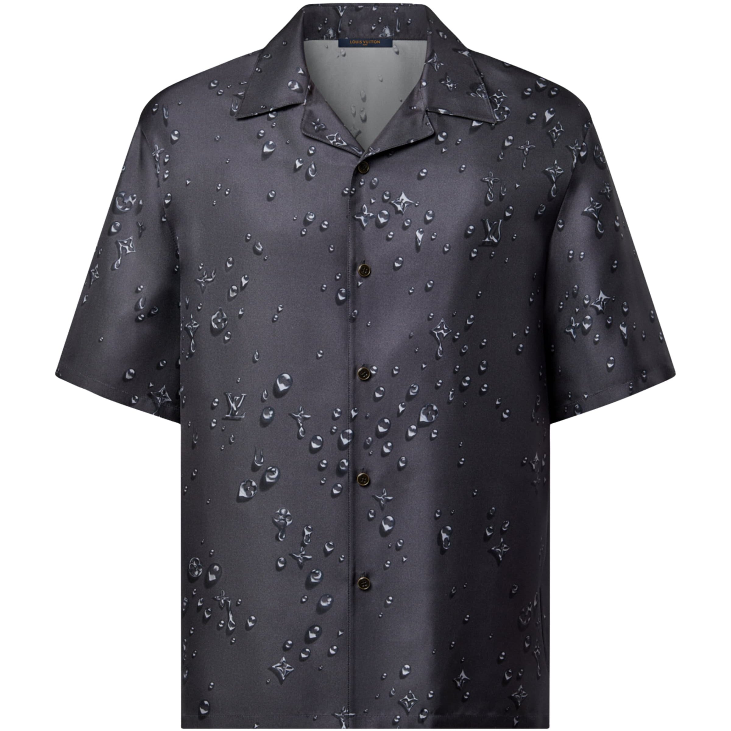 LOUIS VUITTON Silk Twill Monogram Shirt