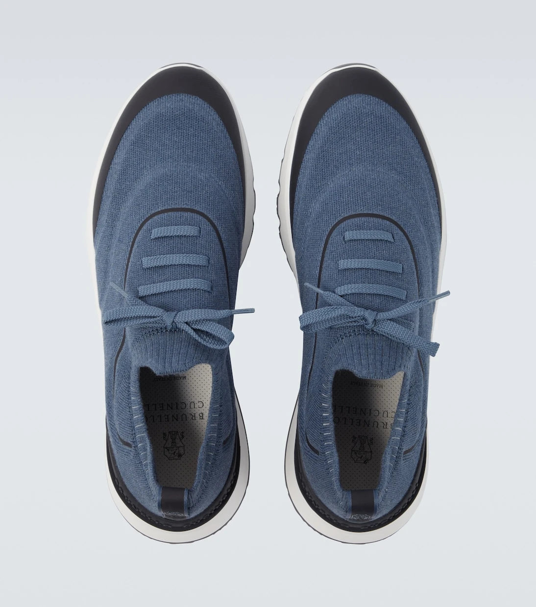 Brunello Cucinelli - Techno knitted sneakers