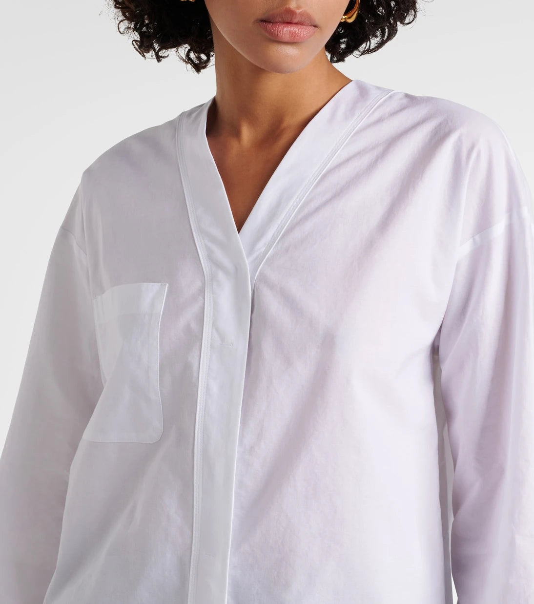 'S Max Mara - بلوزة Yole القطنية
