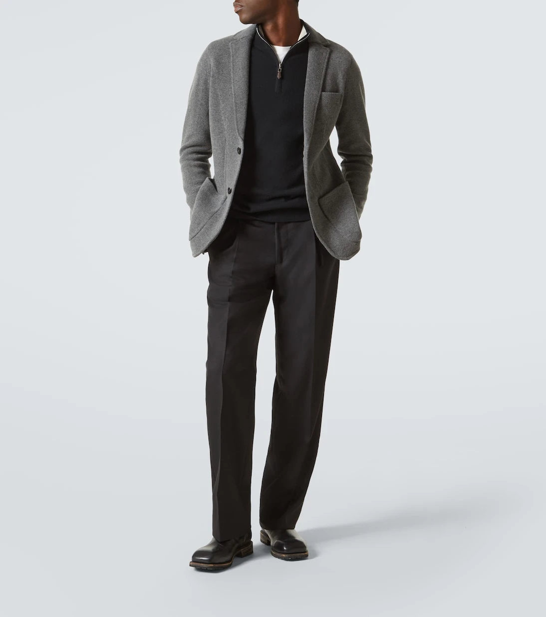 Arch4 - Mr Poole wool and cashmere cardigan