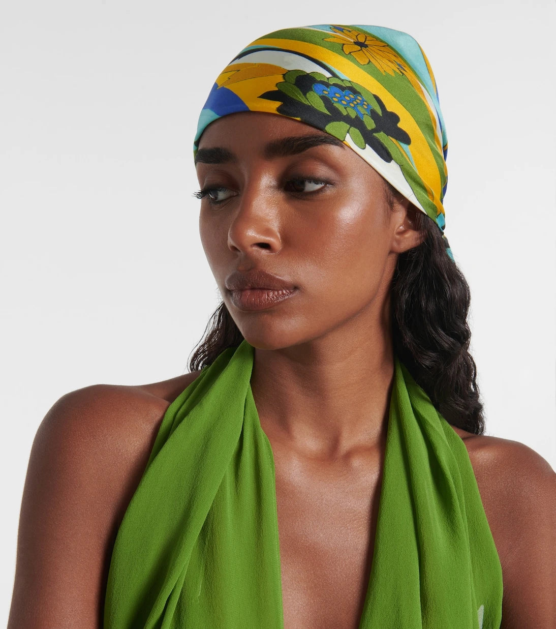 Christopher Esber - Floral silk scarf