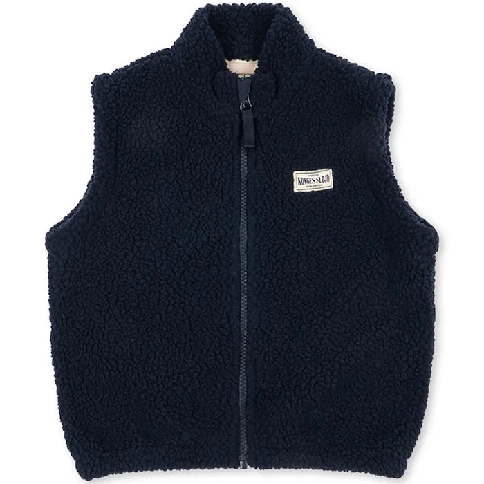 Çocuklar için polar yelek JODY SOLID TEDDY VEST GRS