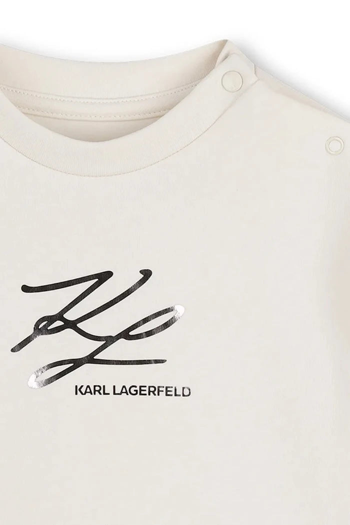 Karl Lagerfeld pamuklu elbise