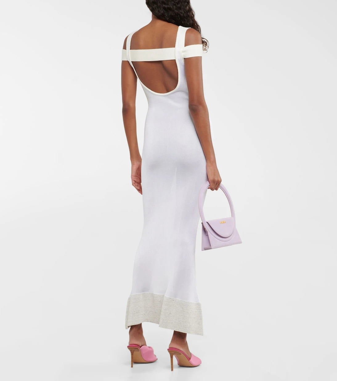 Jacquemus - La Robe Camargue V-neck gown