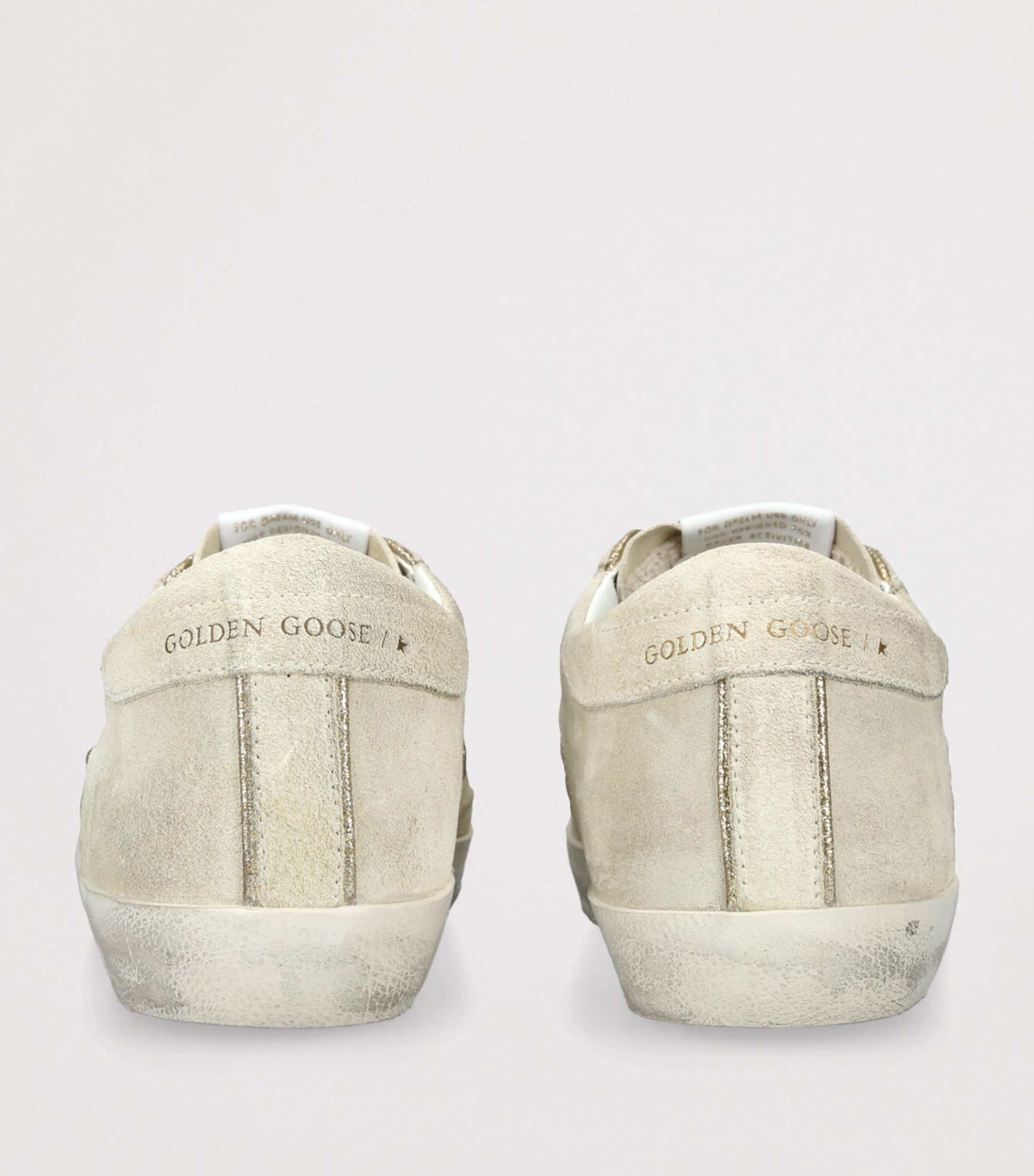 Golden Goose Beige Suede Super Star Sneakers